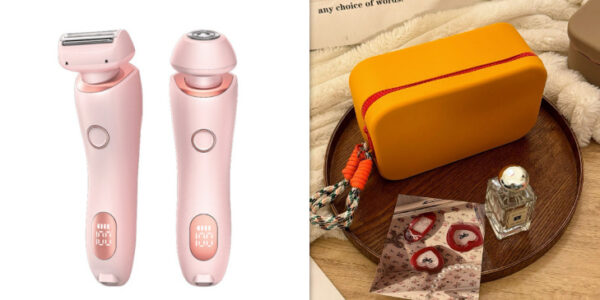 2 In 1 Hair Removal Epilator USB Rechargeable Trimmer Women Body Razor Face Leg Armpit Bikini Hand Pubic Shaver Hair Remover - Image 6