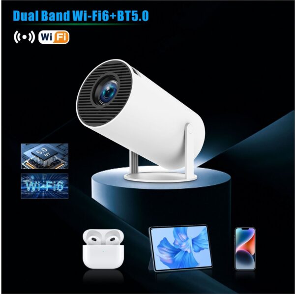 HY300 Pro Projector Home Theater Entertainment Portable Small Projector - Image 3