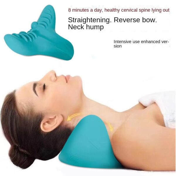 Cervical Spine Massage Pillow Gravity Acupressure Neck Massager Cervical Spine Pillow Neck Shoulder Massage Pillow Home Traction Corrector - Image 5