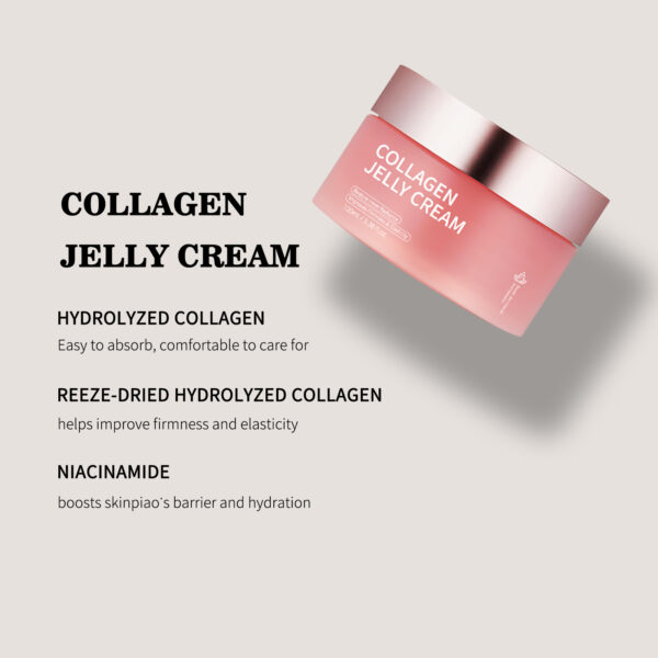 Collagen Jelly Face Cream Nicotinamide Gel Moisturizing And Brightening Facial Mask Anti-aging Shrinks Pores Jelly Cream Essence - Image 4