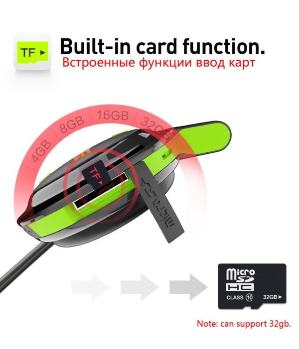 PLUFY Sports Bluetooth Headset Wireless Headphones Earphones Running Ecouteur Sans Fil Bluetooth Headphone earphone Radio MP3 - Image 6