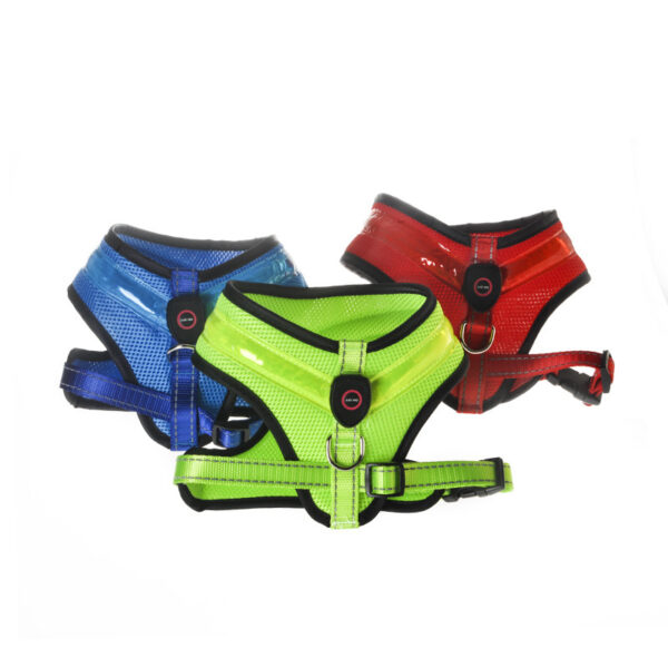 LED Luminous Dog Harness Led USB Charging Dog Chest Strap Vest Pet Safety Reflective Harness Pet Vest For Puppy Large Dog Pet Products - Image 10