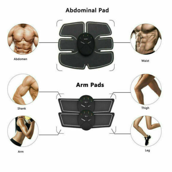 Electric Muscle Toner Machine ABS Toning Belt Simulation Fat Burner Belly Shaper - Image 7
