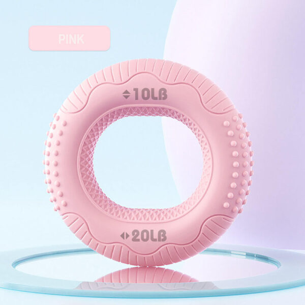 Silicone Adjustable Hand Grip Arm Strength Exercise Gripping Ring Fitness Gym Finger Forearm Trainer Carpal Expander Hand Grip Strengthener Silicone Rings Fingers Forearms Exercises Grip Trainer - Image 5