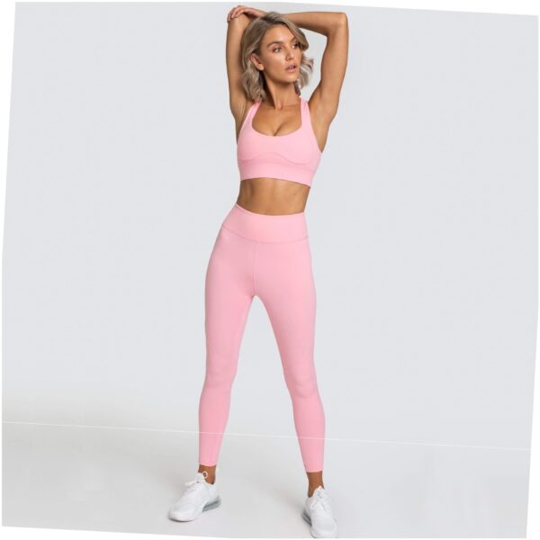 Pure Color Yoga Wear Sports Suit - Image 7