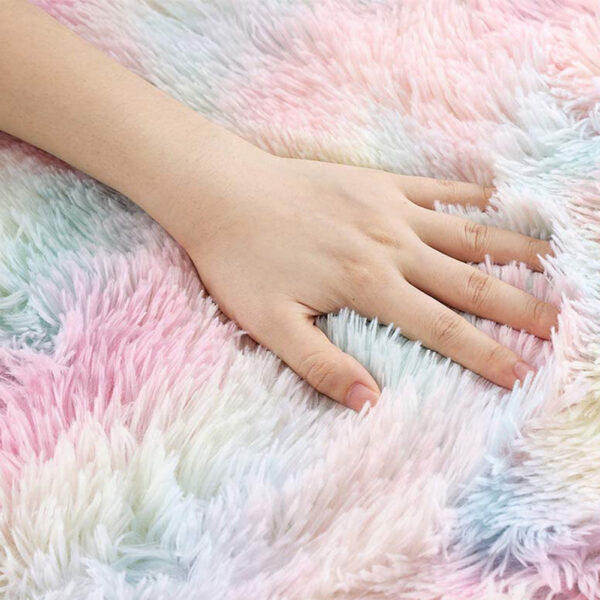 Nordic Living Room Carpet Tie-dye Sofa Coffee Table Mat Home Bedroom Bedside Blanket - Image 2