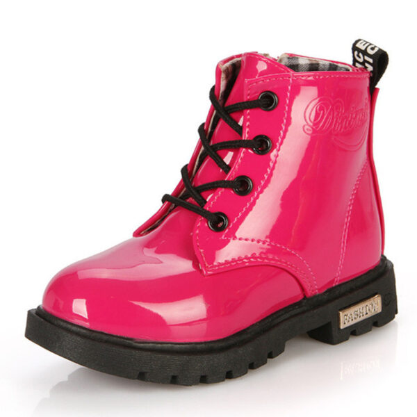New Children's Martin Boots Korean Version Boys' Short Boots - Image 8