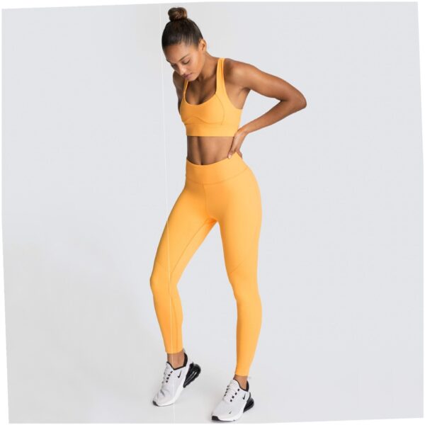 Pure Color Yoga Wear Sports Suit - Image 2
