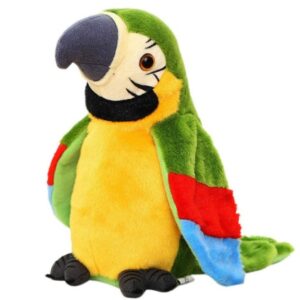 Electric Talking Parrot Plush Toy Cute Speaking Record Repeats