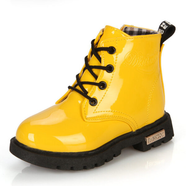 New Children's Martin Boots Korean Version Boys' Short Boots - Image 3