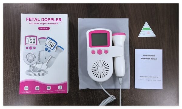 Fetal Heart Rate Monitor Home Pregnancy Baby Fetal Sound Heart Rate Detector - Image 9