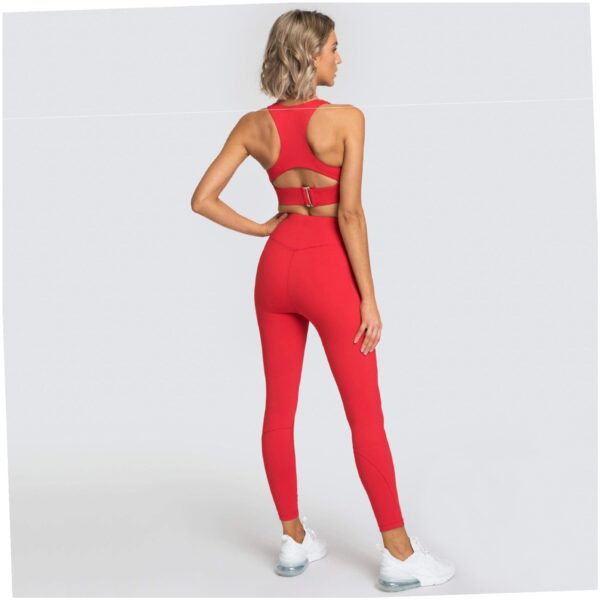 Pure Color Yoga Wear Sports Suit - Image 6