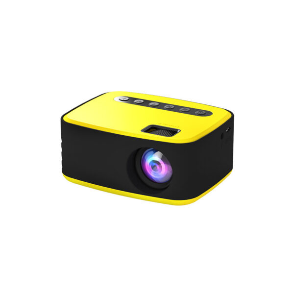 Mini Projector Led Home Theater Video Beamer Black - Image 3