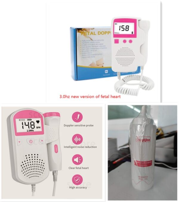 Fetal Heart Rate Monitor Home Pregnancy Baby Fetal Sound Heart Rate Detector - Image 5